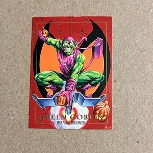 1992 Marvel Masterpieces Green Goblin #36 Skybox Trading Card